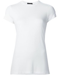weißes T-Shirt mit einem Rundhalsausschnitt von ATM Anthony Thomas Melillo