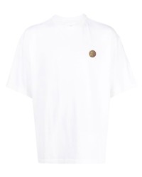 weißes T-Shirt mit einem Rundhalsausschnitt von Axel Arigato