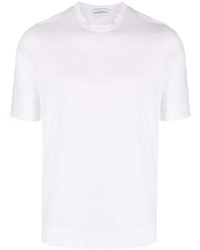 weißes T-Shirt mit einem Rundhalsausschnitt von Ballantyne