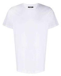 weißes T-Shirt mit einem Rundhalsausschnitt von Balmain