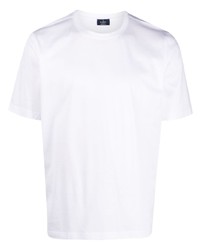 weißes T-Shirt mit einem Rundhalsausschnitt von Barba