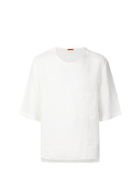 weißes T-Shirt mit einem Rundhalsausschnitt von Barena
