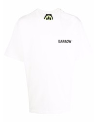 weißes T-Shirt mit einem Rundhalsausschnitt von BARROW