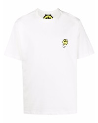 weißes T-Shirt mit einem Rundhalsausschnitt von BARROW