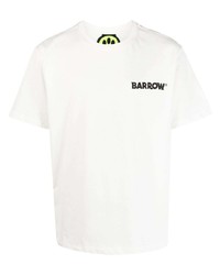 weißes T-Shirt mit einem Rundhalsausschnitt von BARROW