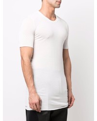 weißes T-Shirt mit einem Rundhalsausschnitt von Rick Owens