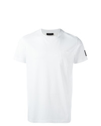 weißes T-Shirt mit einem Rundhalsausschnitt von Belstaff