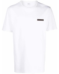 weißes T-Shirt mit einem Rundhalsausschnitt von Berluti