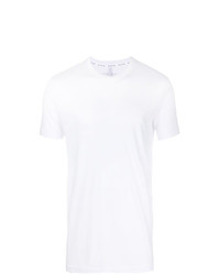 weißes T-Shirt mit einem Rundhalsausschnitt von Blackbarrett