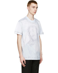 weißes T-Shirt mit einem Rundhalsausschnitt von Givenchy