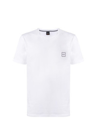 weißes T-Shirt mit einem Rundhalsausschnitt von BOSS HUGO BOSS