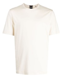 weißes T-Shirt mit einem Rundhalsausschnitt von BOSS
