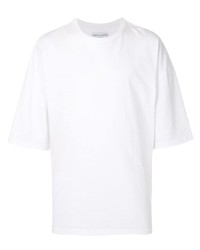 weißes T-Shirt mit einem Rundhalsausschnitt von Bottega Veneta