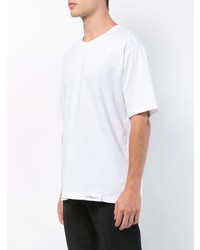 weißes T-Shirt mit einem Rundhalsausschnitt von 3.1 Phillip Lim