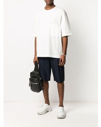 weißes T-Shirt mit einem Rundhalsausschnitt von 3.1 Phillip Lim