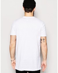 weißes T-Shirt mit einem Rundhalsausschnitt von Asos