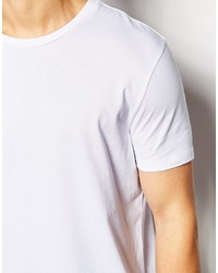 weißes T-Shirt mit einem Rundhalsausschnitt von Asos