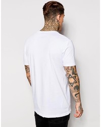 weißes T-Shirt mit einem Rundhalsausschnitt von Asos