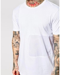 weißes T-Shirt mit einem Rundhalsausschnitt von Asos