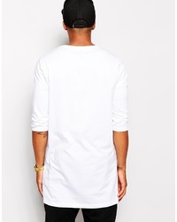 weißes T-Shirt mit einem Rundhalsausschnitt von Asos