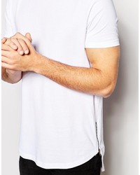 weißes T-Shirt mit einem Rundhalsausschnitt von Asos