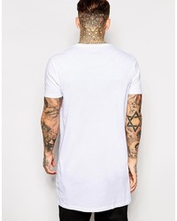 weißes T-Shirt mit einem Rundhalsausschnitt von Asos