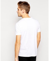 weißes T-Shirt mit einem Rundhalsausschnitt von Asos