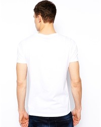 weißes T-Shirt mit einem Rundhalsausschnitt von Asos