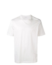 weißes T-Shirt mit einem Rundhalsausschnitt von Brioni