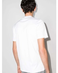 weißes T-Shirt mit einem Rundhalsausschnitt von Brunello Cucinelli