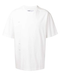 weißes T-Shirt mit einem Rundhalsausschnitt von C2h4