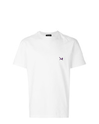 weißes T-Shirt mit einem Rundhalsausschnitt von Calvin Klein 205W39nyc