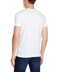 weißes T-Shirt mit einem Rundhalsausschnitt von Calvin Klein Jeans