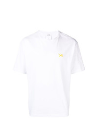 weißes T-Shirt mit einem Rundhalsausschnitt von Calvin Klein Jeans Est. 1978