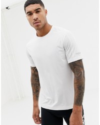 weißes T-Shirt mit einem Rundhalsausschnitt von Calvin Klein Performance