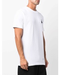 weißes T-Shirt mit einem Rundhalsausschnitt von Off-White