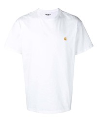 weißes T-Shirt mit einem Rundhalsausschnitt von Carhartt WIP