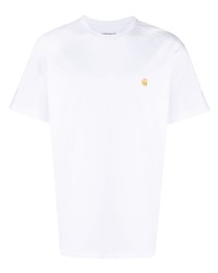 weißes T-Shirt mit einem Rundhalsausschnitt von Carhartt WIP