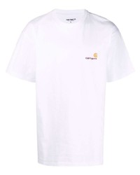 weißes T-Shirt mit einem Rundhalsausschnitt von Carhartt WIP