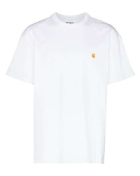 weißes T-Shirt mit einem Rundhalsausschnitt von Carhartt WIP