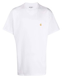 weißes T-Shirt mit einem Rundhalsausschnitt von Carhartt WIP