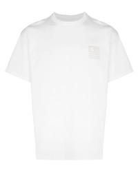 weißes T-Shirt mit einem Rundhalsausschnitt von Carhartt WIP