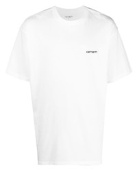 weißes T-Shirt mit einem Rundhalsausschnitt von Carhartt WIP