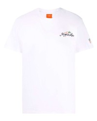weißes T-Shirt mit einem Rundhalsausschnitt von Carrots