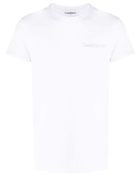 weißes T-Shirt mit einem Rundhalsausschnitt von Casablanca