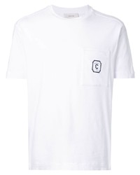 weißes T-Shirt mit einem Rundhalsausschnitt von Cerruti 1881
