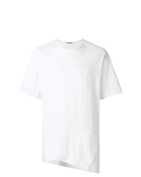 weißes T-Shirt mit einem Rundhalsausschnitt von Chalayan