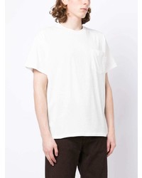 weißes T-Shirt mit einem Rundhalsausschnitt von Advisory Board Crystals