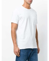 weißes T-Shirt mit einem Rundhalsausschnitt von rag & bone