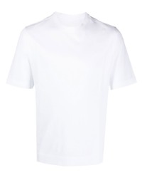 weißes T-Shirt mit einem Rundhalsausschnitt von Circolo 1901
